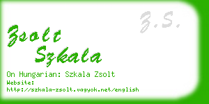 zsolt szkala business card